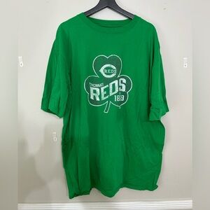Fanatics MLB Cincinnati Reds St Patrick’s Green T-Shirt 2XLT